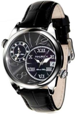 Haurex 6A283DGN Unisex Double-Time Fashion Watch